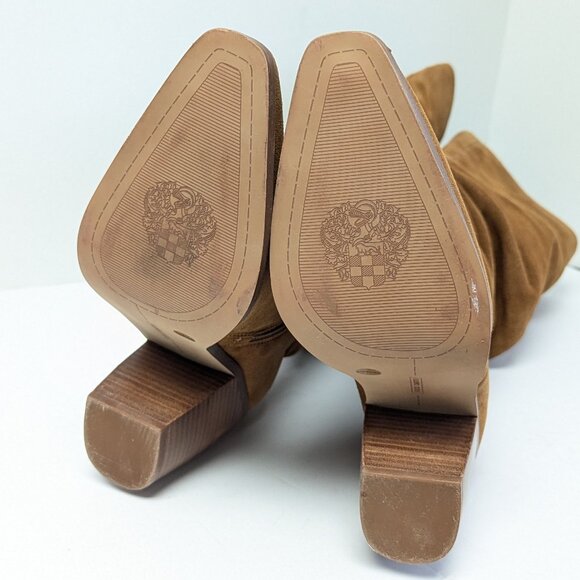 Vince Camuto Aprine Tall Slouch Boots, Golden Walnut, Women's 8.5 (Wide Calf) - Picture 5 of 10